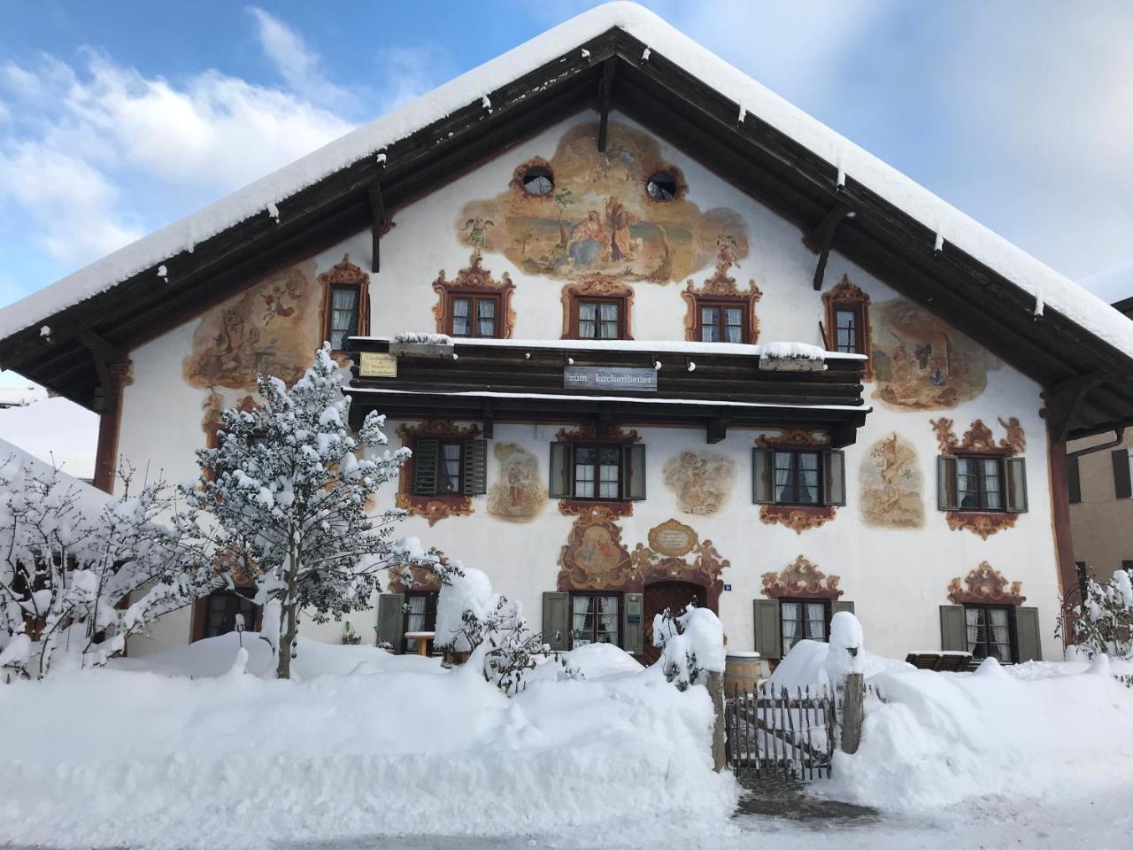 Zum Kirchenbauer Hotel Oberammergau Exterior foto