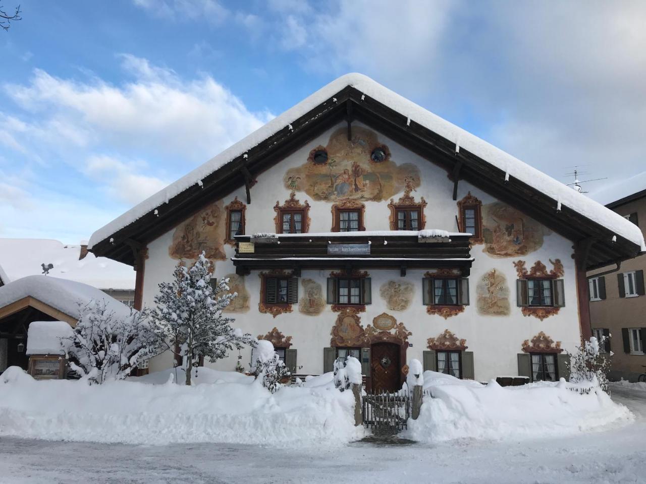 Zum Kirchenbauer Hotel Oberammergau Exterior foto